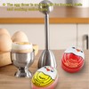 GZkushi 2 pieces egg timer for cooking, reusable timer egg