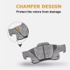 Unbranded Front And Rear Ceramic Brake Pads for 2006-2012 Ford