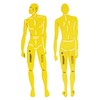 Traceease Male Human Figure Template Stencils Fashion Designer’s Drafting Tools,