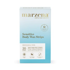 Marzena Sensitive Body Wax Strips, 20 Count