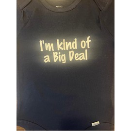 I'm kind of a big deal funny baby onesie ® infant bodysuit one piece