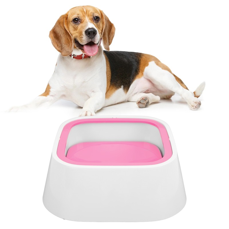 Pet Floating Bowl 1L / 34oz Large Capacity Splashproof Dog