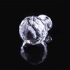 4pcs Crystal Knobs, 40mm Door Knobs Diamond Shape Design Crystal