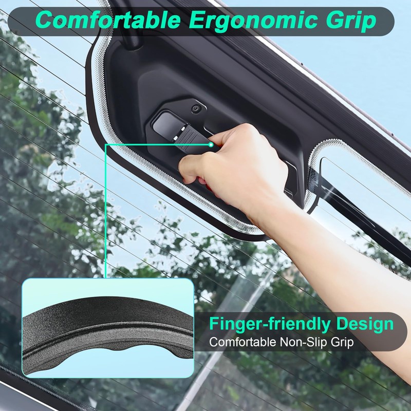 JDMON Rear Window Grip Handle Replacement for Jeep Wrangler JL