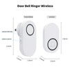 Wireless Doorbell,Waterproof Door Bell with 60 Chimes 90 Db 5