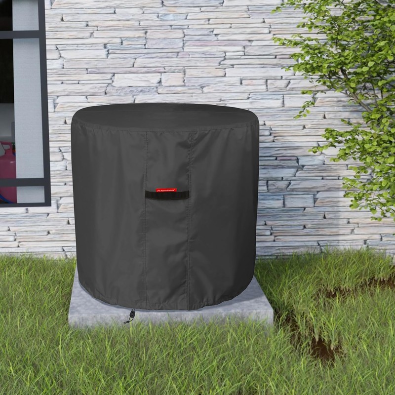 Porch Shield Waterproof AC Covers – Heavy Duty Round Air