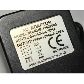 Replacement for 12V AC-AC Linear Adaptor Power Supply with Female 5.5mm x 2.1mm Hole 4 XMAS Tree