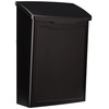 Architectural Mailboxes 2681B Black Marina Wall Mount Mailbox, Small