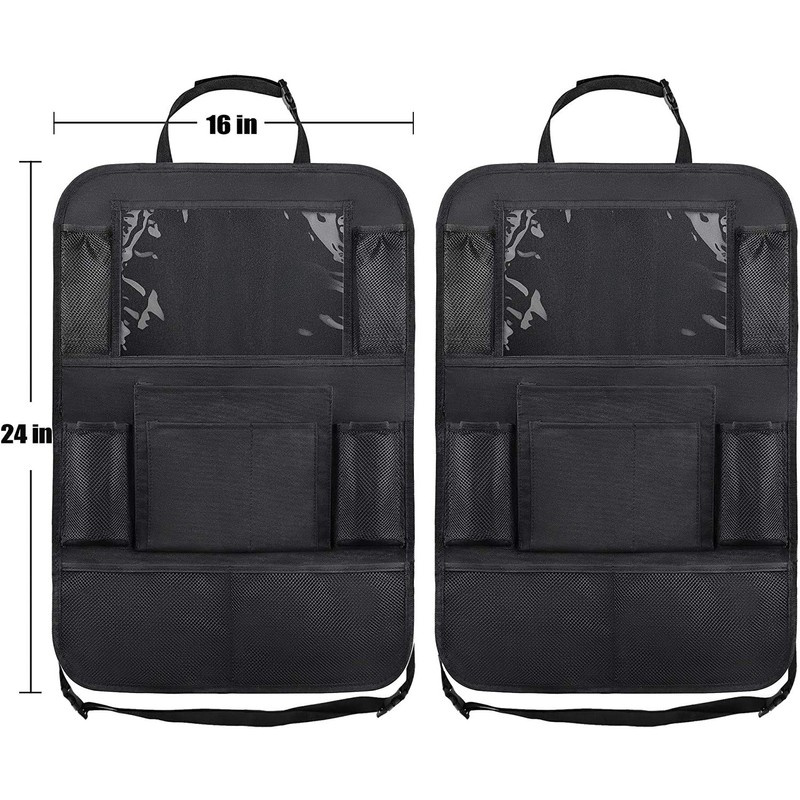 ULEEKA Car Backseat Organizer with 10" Table Holder, 9 Storage