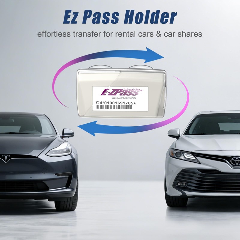 Zeyitian Ez Pass Holder Clear 1 Pack - Super Strong