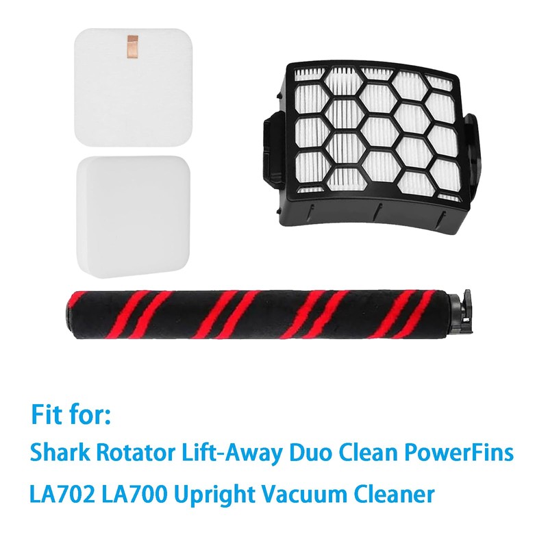 HEPA Filter Brush Roller Accessories Compatible with Shark Rotator Lift-Away