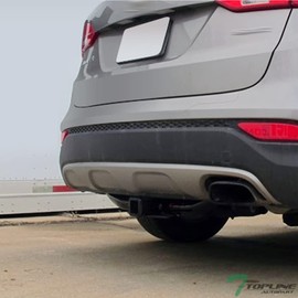 TLAPS 7422455113167 Compatible with 2013-2018 Santa Fe Sport / 2014-2015 Sorento Class 3 III Black 2" Receiver Trailer Hitch