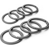 TIMULTI Men's Titanium Key Chain, Lightweight, Double Ring, Side Pushing