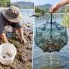 65cm 8-Hole Foldable Fishing Net for Shrimp, Crayfish & Small