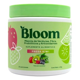 Bloom Greens Fibra Probioticos 145 G Fresa Kiwi Kps