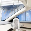 Islam quran AYATUL KURSI car hanging Allah muslim Stainless Steel