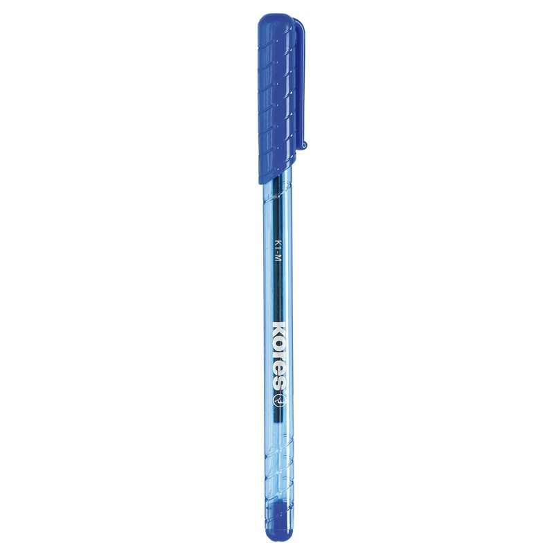Kores - K1: Blue Ballpoint Pens, 1 mm Medium Point