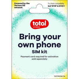 Total Wireless 5G Bring Your Own Phone Mini SIM Pack (No Airtime)