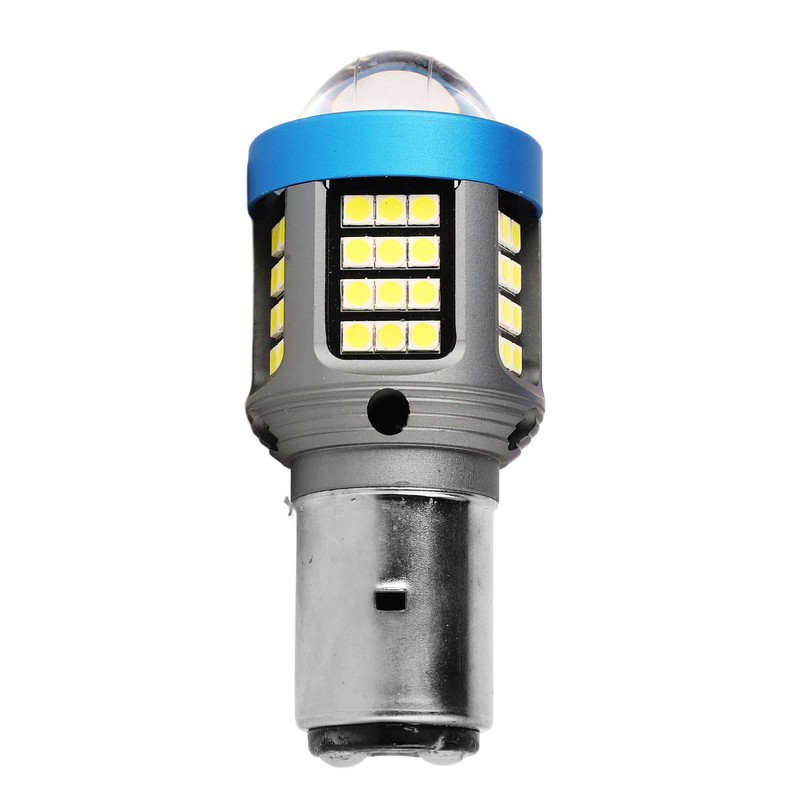 LED Motorcycle Headlight Bulb White High Brightness Wide View Aluminium