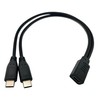 Qaoquda USB C Splitter Charge Cable,1 Feet USB Type C