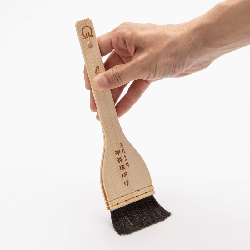 Endoshoji WHK02060 Professional Wooden Handle Black Brush (Goat Hair) 2.4