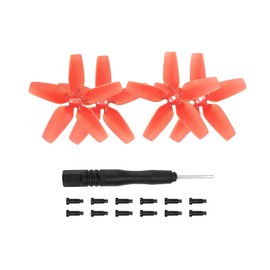 ZJRXM Propeller for DJI Avata FPV Drone Accessories, 4 Pieces Silent Flight Propeller Kit Replacement Part for DJI Avata FPV Drone, Quick Release (Red)