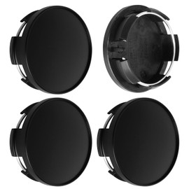 2.5Inch 63MM Wheel Center Caps for Dodge RAM 1500 Rim Hub Caps 6KF18TRMAA, Pack of 4 (Matte Black, Outer 63MM, Inner 56MM, Easy DIY Installation)