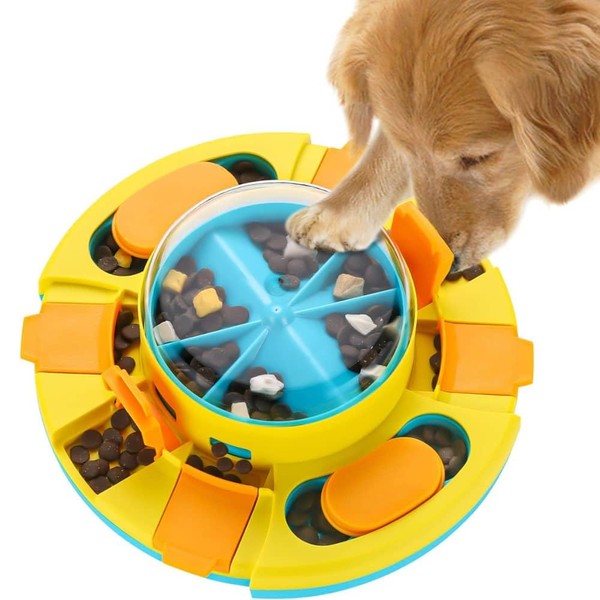 ASL Puzzle Toy for Dogs 2 Levels Slow Feeder Dog