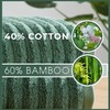 Towelogy Bamboo Bath Towels 70x120cm Quick-Drying Ideal for Adults, Gym