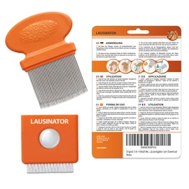 Original 3 in 1 Metal Human Lice Comb Lausinator Nit Comb Extra Fine - Children and Adults - Now with Lice Guidebook to Download (English Language Not Guaranteed)