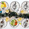 Serves40 - 80 piezas de notas musicales, suministros de fiesta,