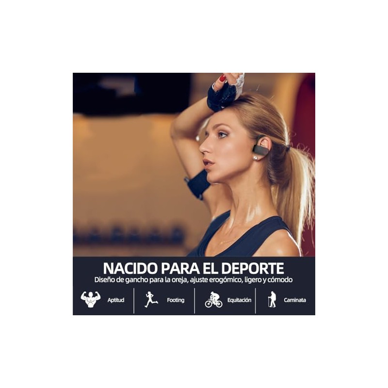 Audifonos Inalambricos, Audífonos Bluetooth 5.3 con Pantalla Digital LED,Estéreo HiFi