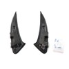 Rear Bumper Spoiler Air Vent Trim Shiny Black Sport Lip