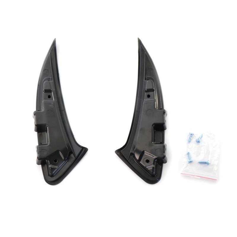 Rear Bumper Spoiler Air Vent Trim Shiny Black Sport Lip