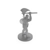 Half Orc Barbarian Axe and Shield Tabletop DND Gaming Miniature