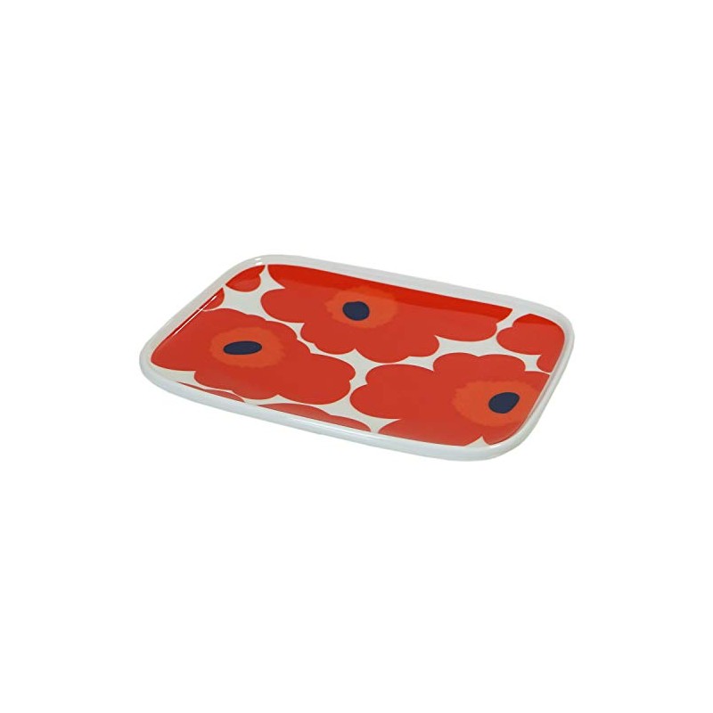 Marimekko 63436 001 Square Plate, 5.9 x 4.7 inches (15