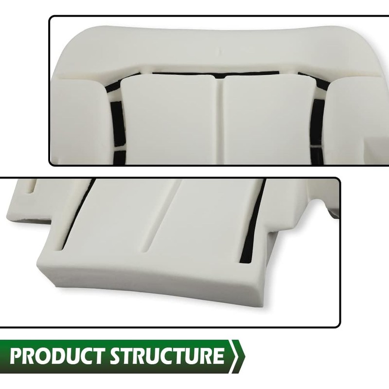 GRAND ORANGE Driver Side Bottom Seat Foam Cushion Compatible with
