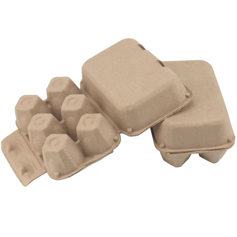 LEXININ 30 PCS Paper Egg Cartons, Pulp Cardboard Egg Boxes