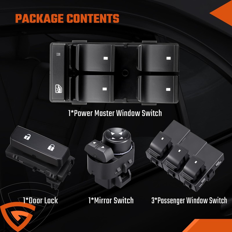 ACLONG Driver Side Power Master Window Switch & Passenger Side