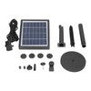 Solar Fountain Pump Multi Nozzles Efficient Small Landscape Floating Fountain