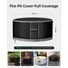 EliteCover Fire Pit Cover Round 36 Inch, 600D Heavy-Duty Waterproof