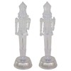 Northlight Set of 2 LED Lighted and Musical Nutcracker Christmas