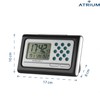 Atrium A310-7 Talking Radio Controlled Alarm Clock for Seniors Digital