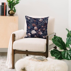 Society6 Night Forest XXV Throw Pillow Insert-Home Decor by Burcu Korkmazyurek, 16" x 16"