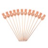 Barfly Cocktail Picks, Pineapple, Copper Plated, 4.5", Set 12