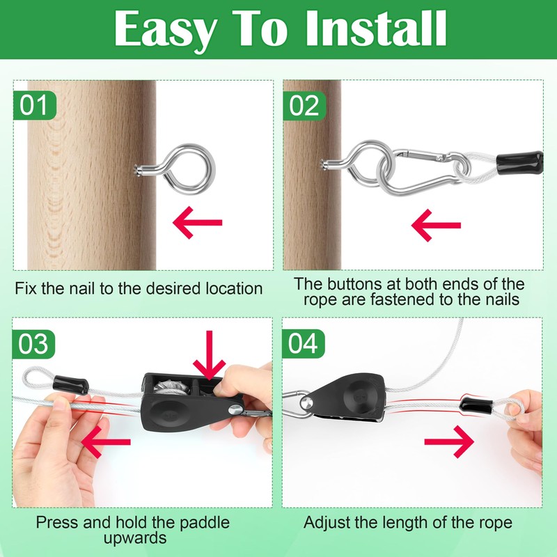 Windspeed Retractable Clothesline Outdoor Heavy Duty Travel Clothesline Retractable Clothes