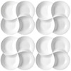 4PCS 4-Compartment Serving Trays for Party,Divided Serving Tray Snack Tray