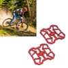 1Pair Bicycle Clipless Pedal Platform Adapters Self Lock Aluminum Alloy