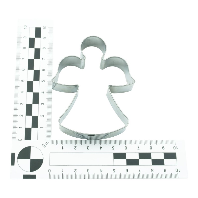 BekkiB - Cookie Cutter "Angel" - Approx. 8.2 cm, Stainless