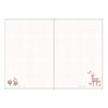 Gakken Staful Moomin Notebook with Cover, A6, Graph Ruled, Pink